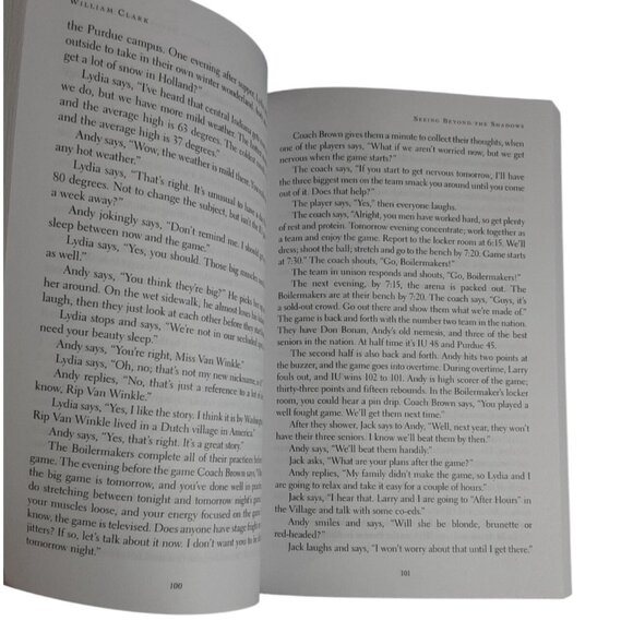 Seeing Beyond The Shadows By William Clark Paperback Book Fiction New - Picture 8 of 9